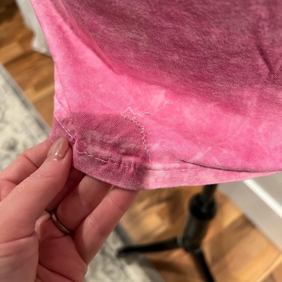 AC/DC Pink Graphic T-Shirt, size medium, tie-dye, rocker, see photos, GUC - Picture 3 of 6